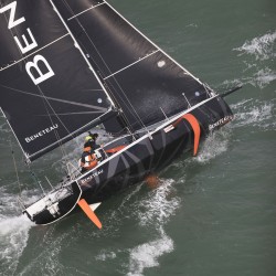 Course au large Figaro Bénéteau 3 Credit photo Gilles Martin Raget Groupe Bénéteau